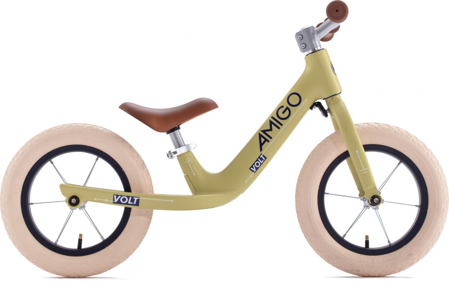 AMIGO Laufräder 2 Räder Flip 12 Zoll Junior Armeegrün 