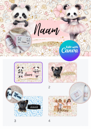 Digitaal bestand – voor het ontwerpen van lunchsets